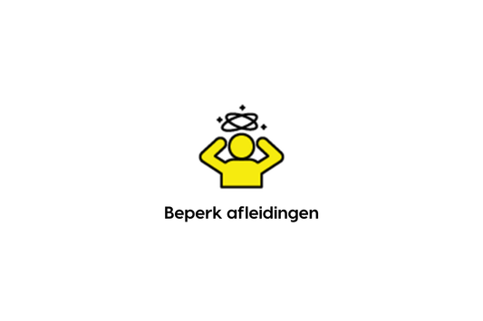 Beperk afleidingen