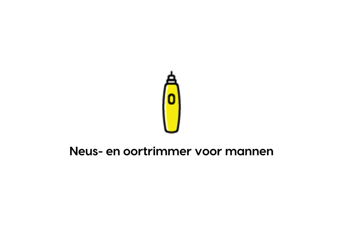 Neus- en oortrimmer voor mannen