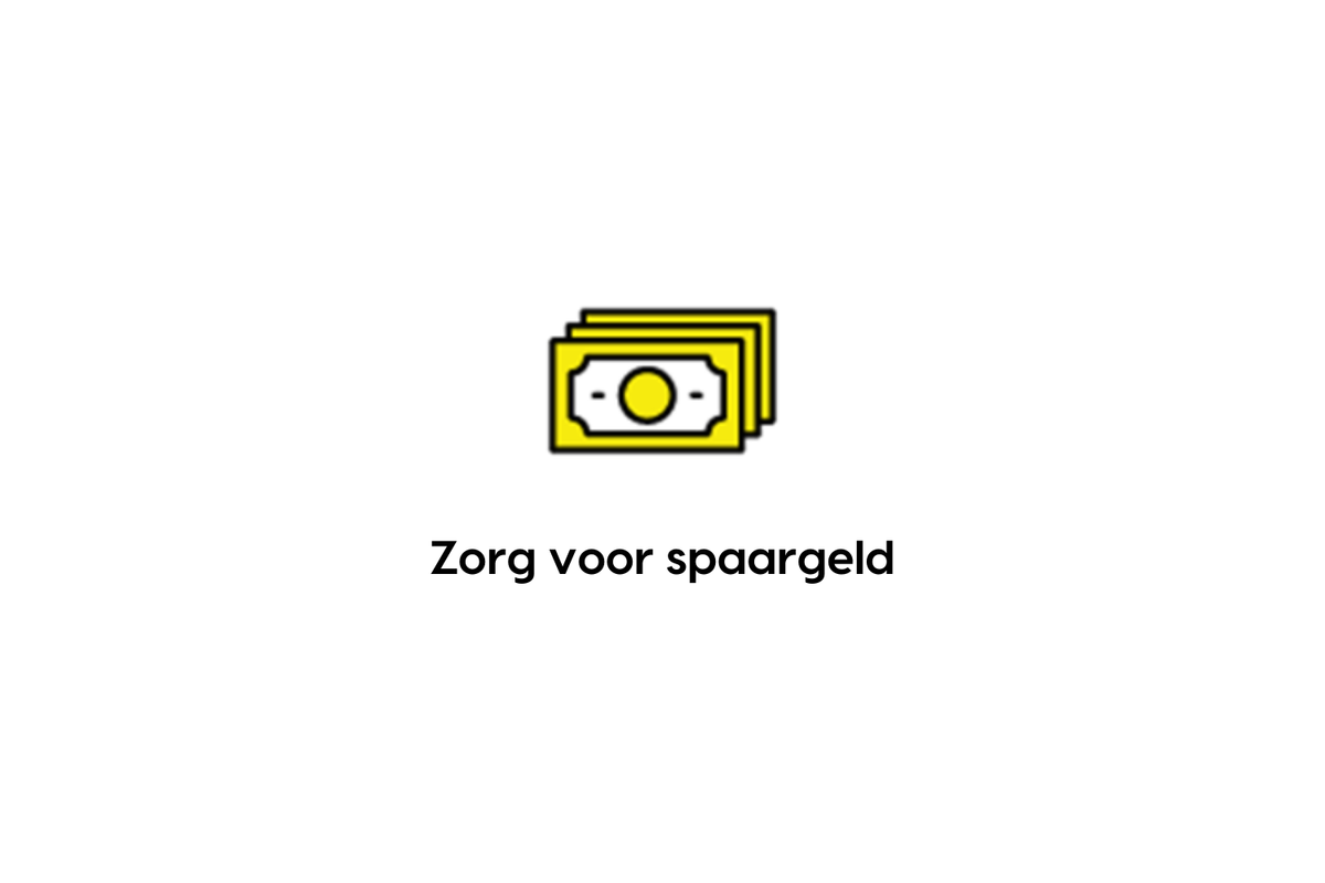 Zorg voor spaargeld